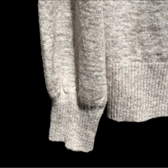 🌻Designers Remix Charlotte Eskildsen Grey Alpaca Wool Off Shoulder Sweater S - Picture 4 of 8